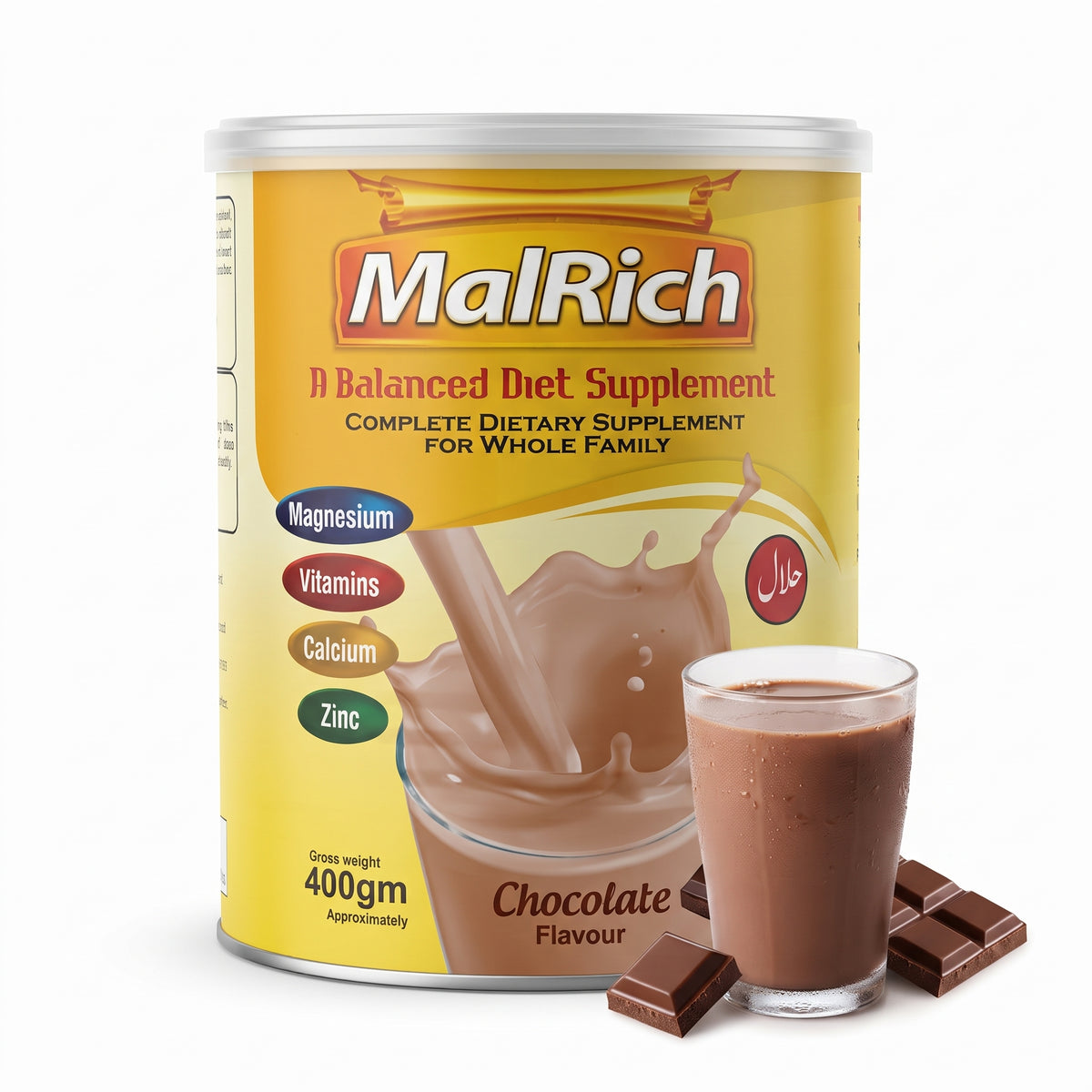 MalRich Milk Supplement - Chocolate Flavour