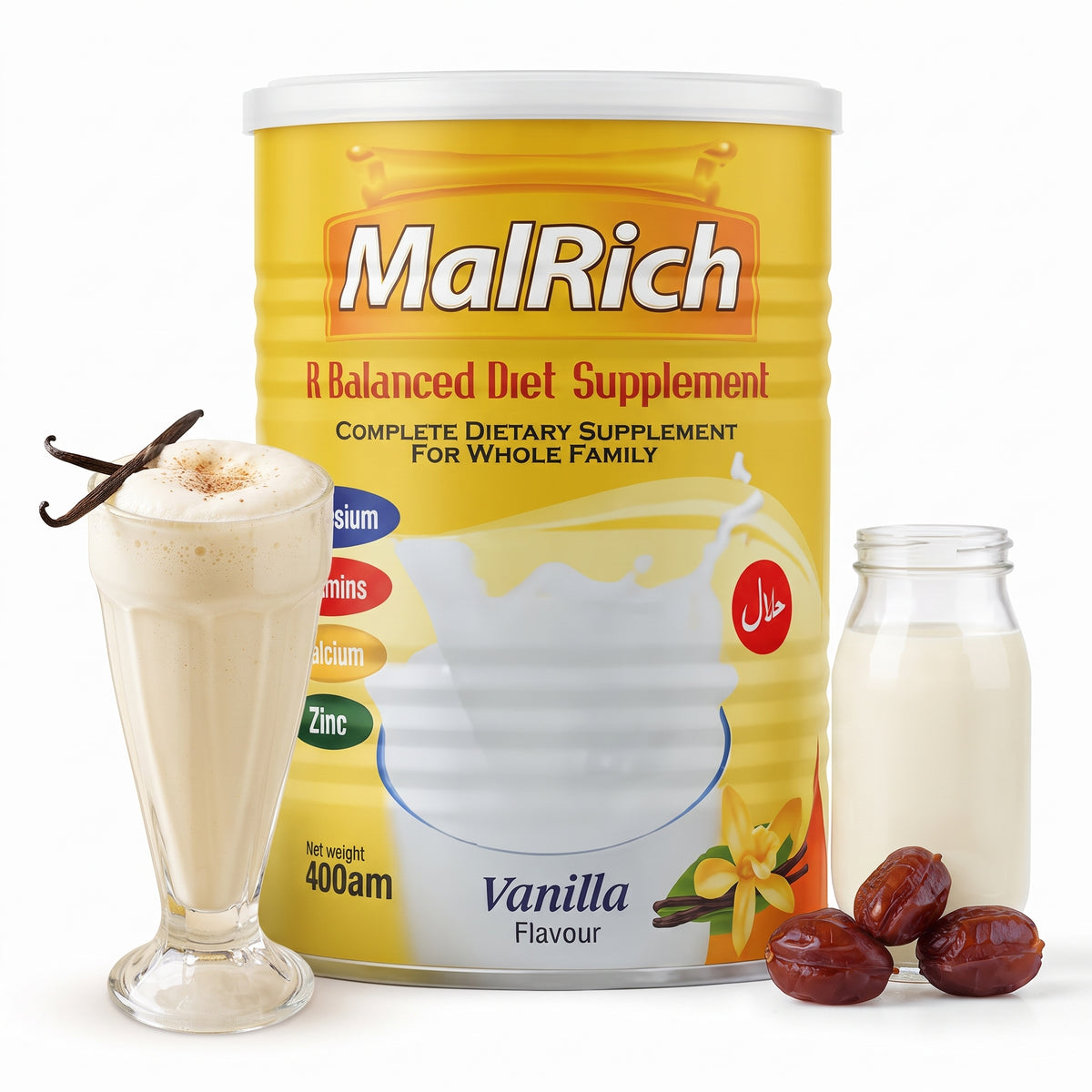 MalRich Milk Supplement - Vanilla Flavour